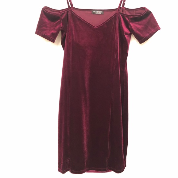 LG Burgundy Fashion Nova Dress NWOT - Picture 1 of 7